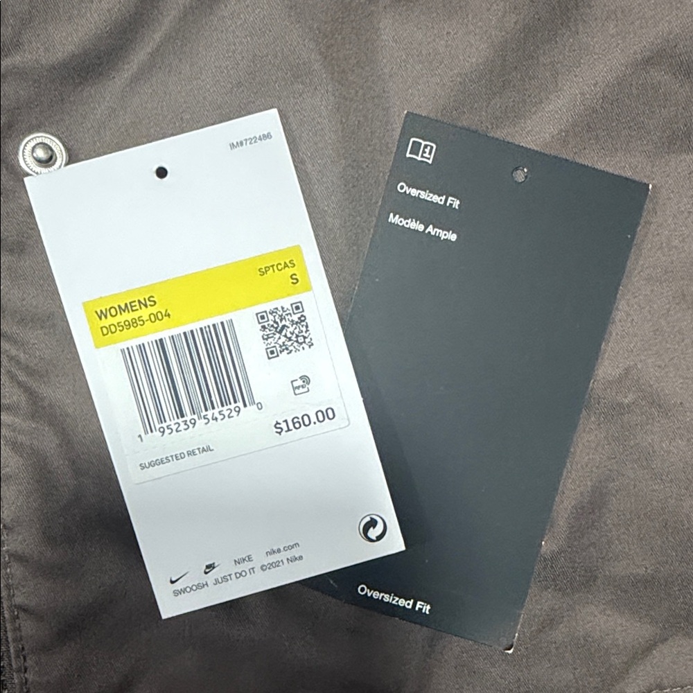 Nike Dark Brown Cargo Jacket Fly - image 3